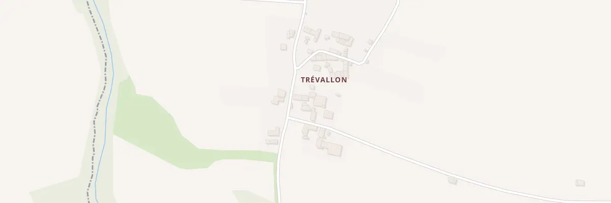 Plan du 8 Trévallon à Saint-Hélen