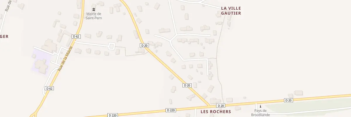 Plan du 3 Rue de la Croix Bouessel à Saint-Pern