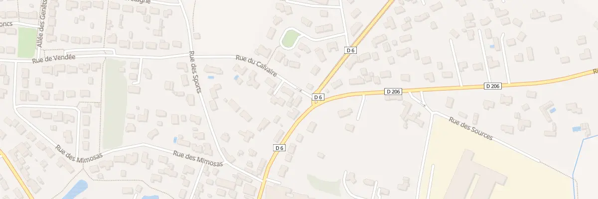 Plan du 11 Rue du Calvaire à Chauvé