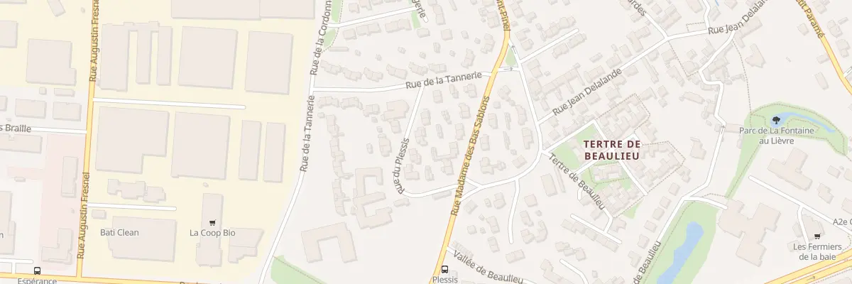 Plan du 9 Rue du Plessis à Saint-Malo