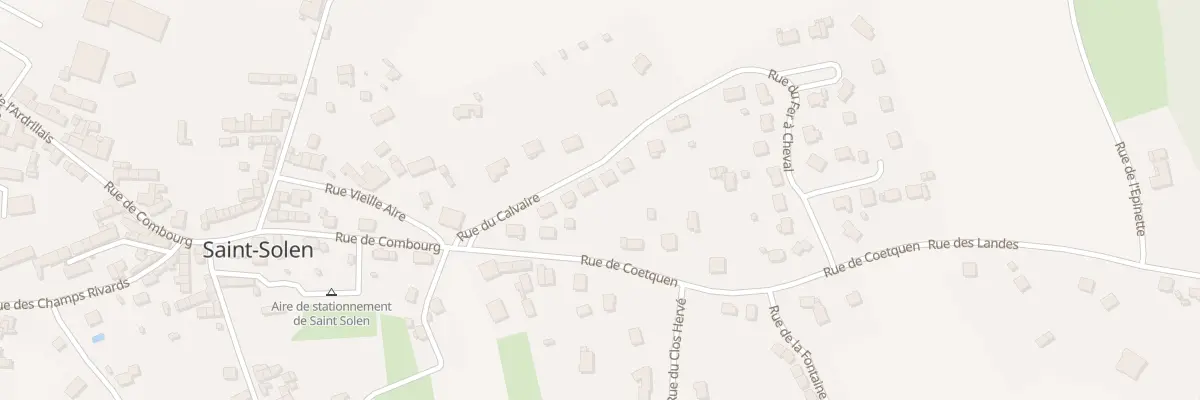 Plan du 8 Rue du Calvaire à Lanvallay
