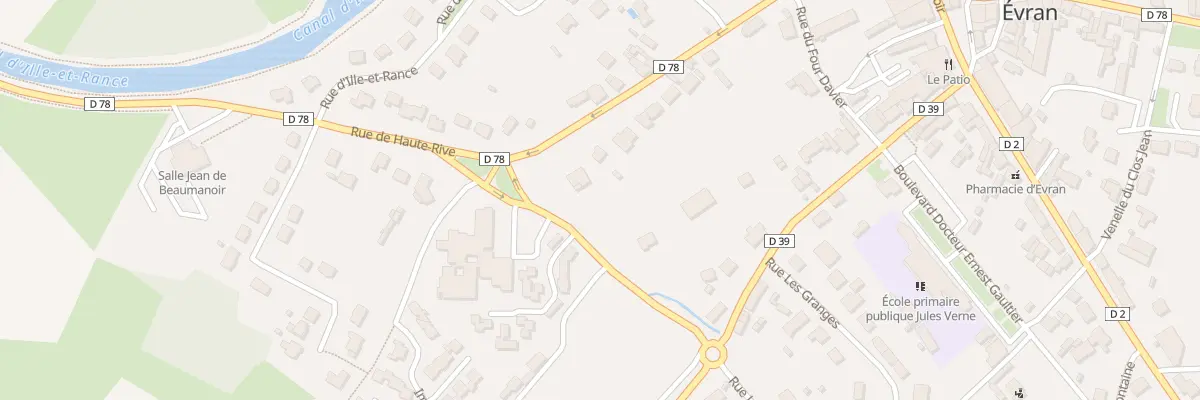 Plan du 15 Rue de Haute Rive à Évran