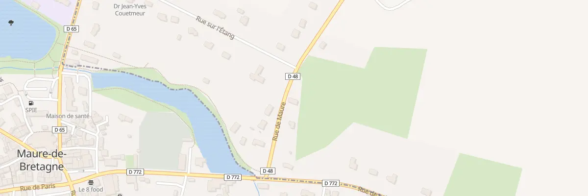 Plan du 41 Rue de Maure à Mernel