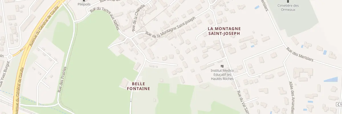 Plan du 4 Imp de Belle Fontaine à Saint-Malo