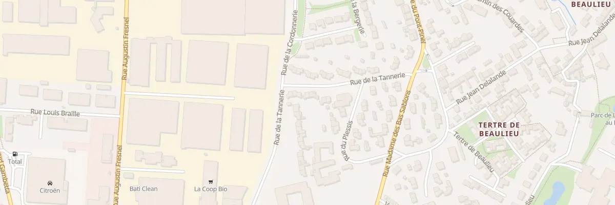 Plan du 13 Rue de la Tannerie à Saint-Malo