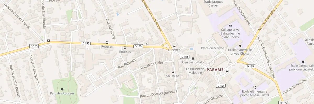 Plan du 13 Rue du Pdt Robert Schuman à Saint-Malo