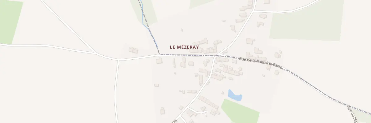 Plan du 35 Rue de la Fontaine Barre à Lanvallay