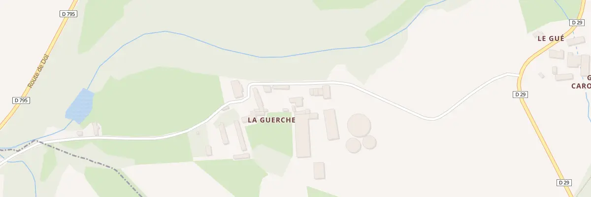 Plan du 3 La Guerche à Saint-Hélen