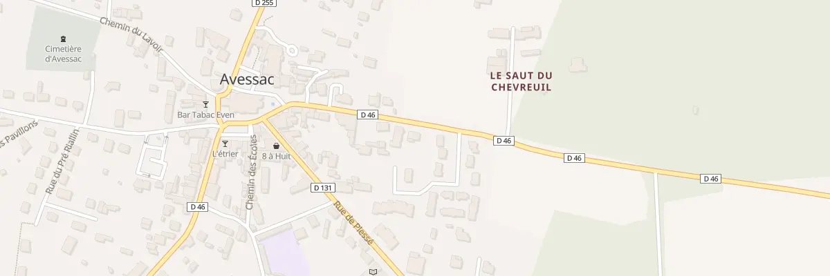 Plan du 30 Rue de Massérac à Avessac