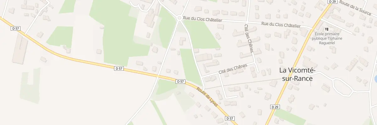 Plan du 6 La Haut à La Vicomté-sur-Rance