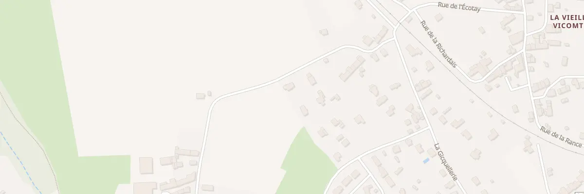Plan du 13 La Ville Brossard à La Vicomté-sur-Rance