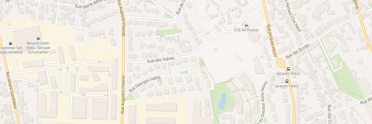 Plan du 17 Rue Georges Halna à Saint-Malo