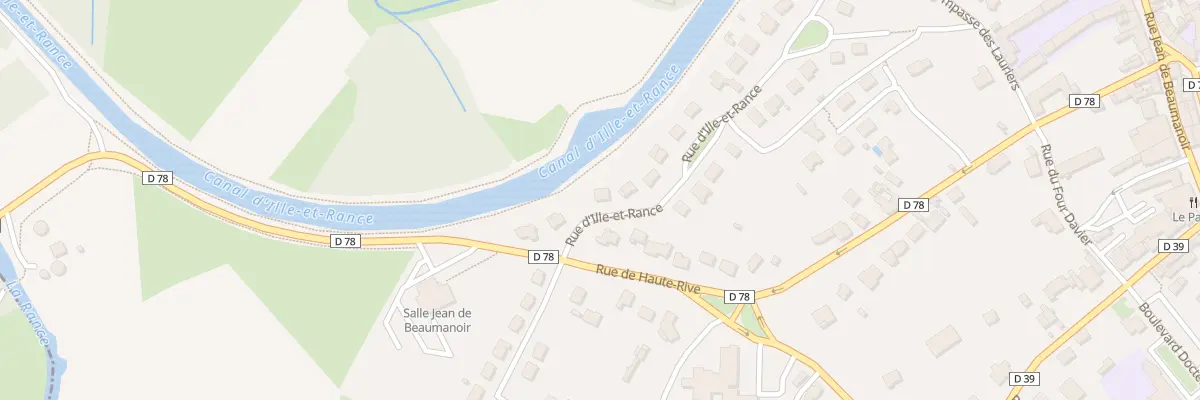 Plan du 3 Rue d’Ille et Rance à Évran
