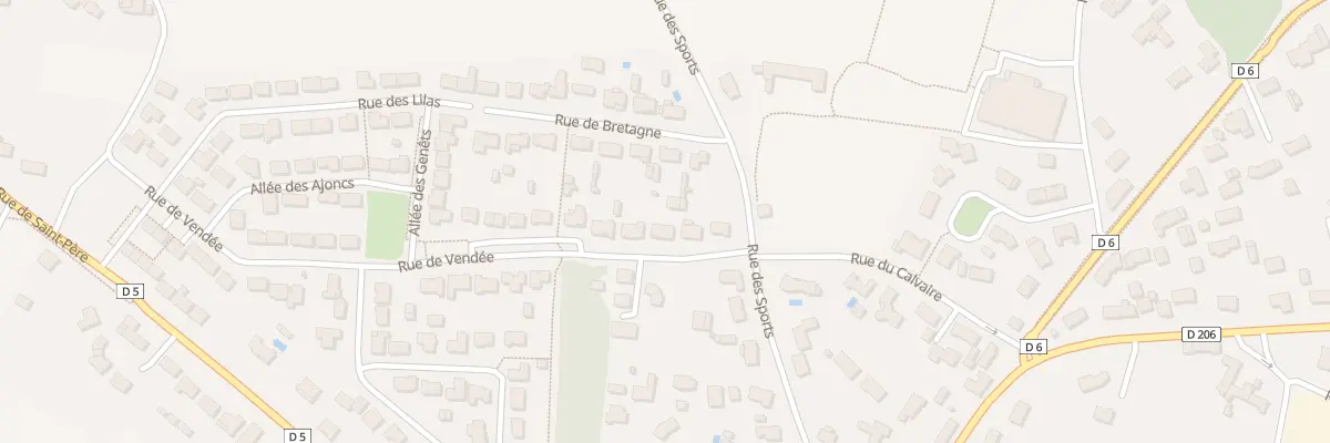 Plan du 5 Rue de Vendée à Chauvé