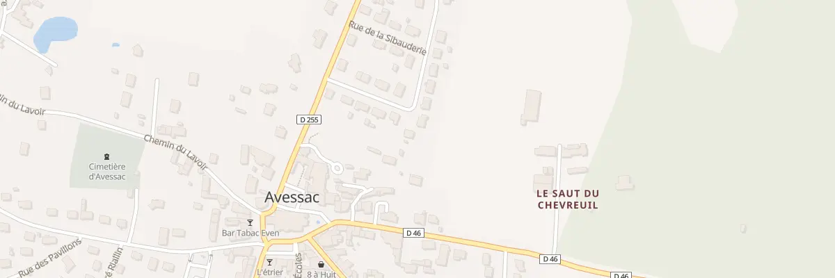 Plan du 10 Rue de la Sibauderie à Avessac