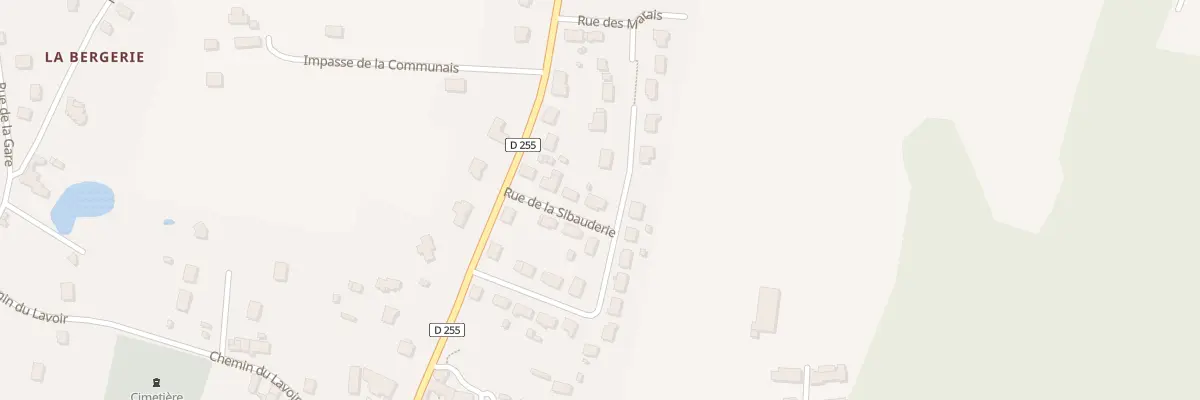 Plan du 13 Rue de la Sibauderie à Avessac