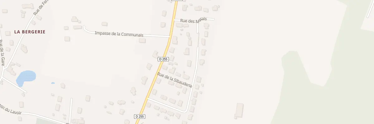 Plan du 15 Rue de la Sibauderie à Avessac