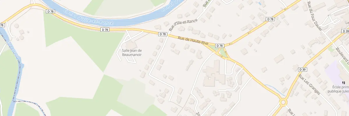 Plan du 21 Rue de Haute Rive à Évran