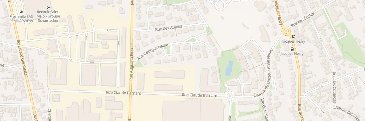 Plan du 14 Rue Georges Halna à Saint-Malo