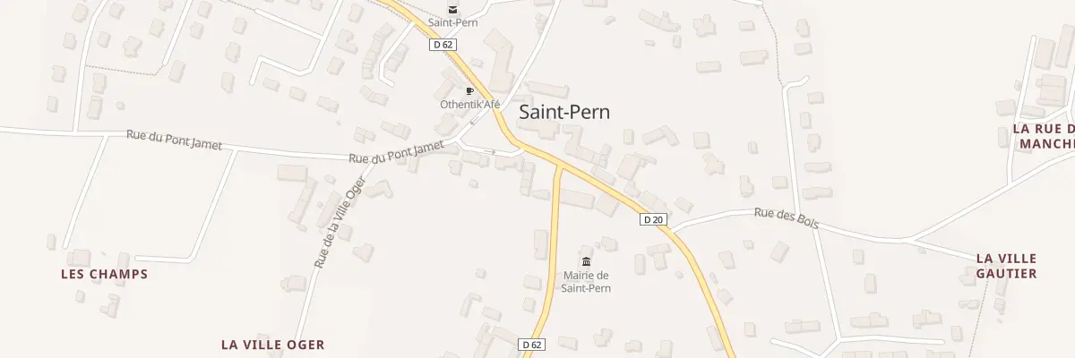 Plan du 6 Rue de la Mairie à Saint-Pern