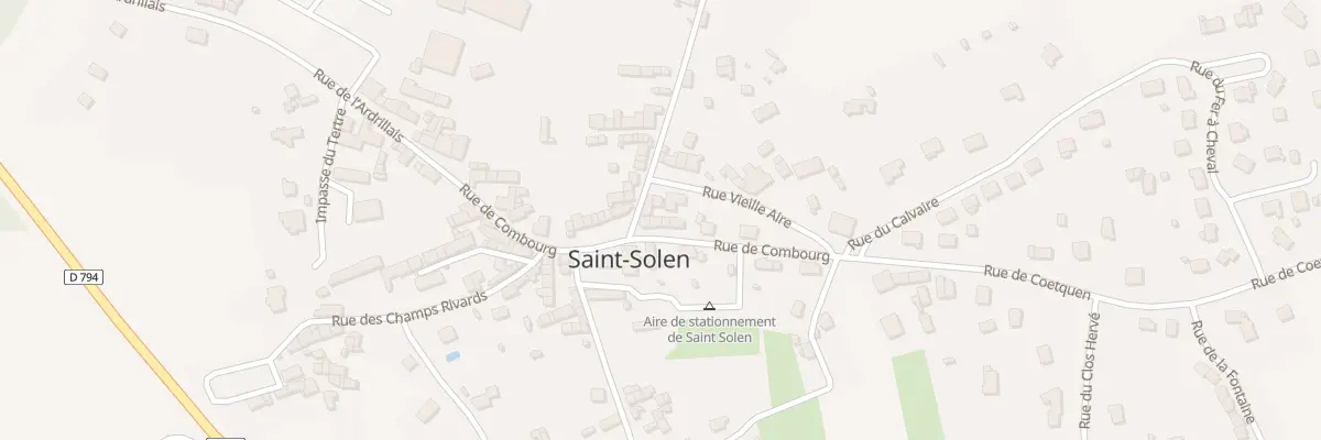 Plan du 21 Rue de Combourg à Lanvallay