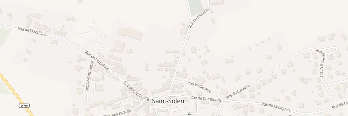 Plan du 13 Rue du Mezeray à Lanvallay