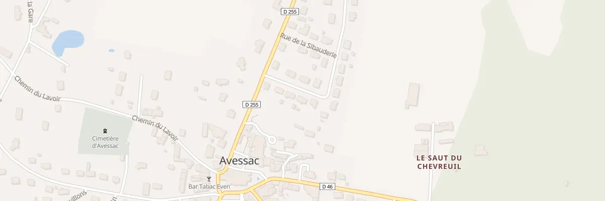 Plan du 6 Rue de la Sibauderie à Avessac