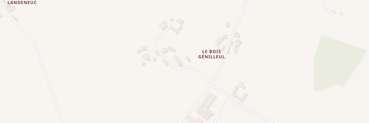 Plan du 5522 Le Bois Genilleul à Plouasne