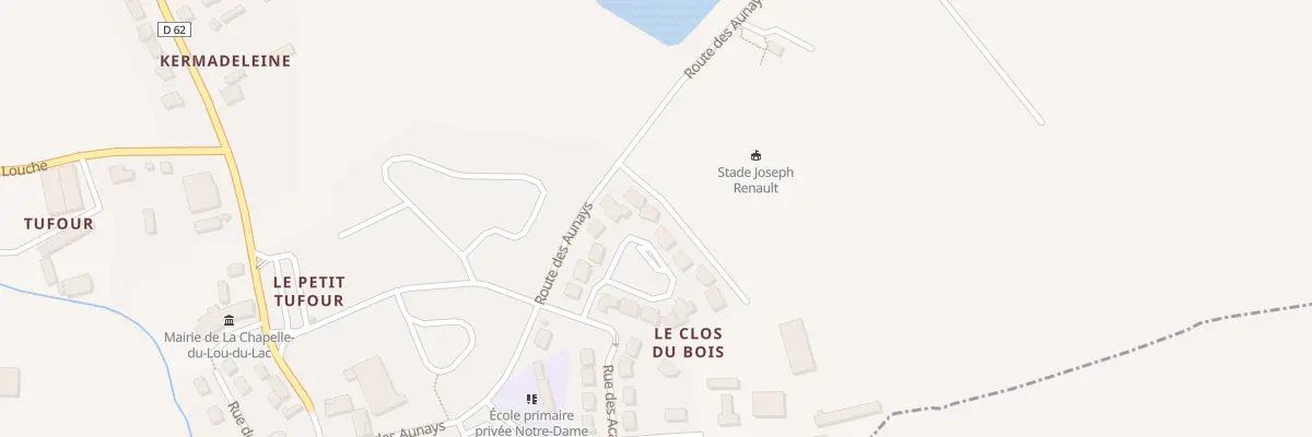 Plan du 10 Rue des Hêtres à La Chapelle du Lou du Lac