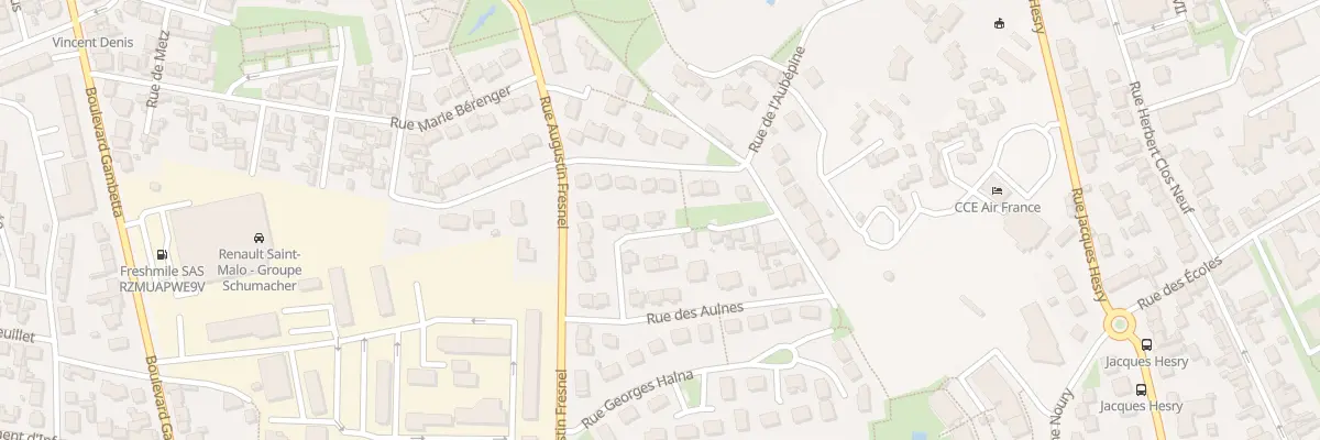 Plan du 24B Rue des Aulnes à Saint-Malo