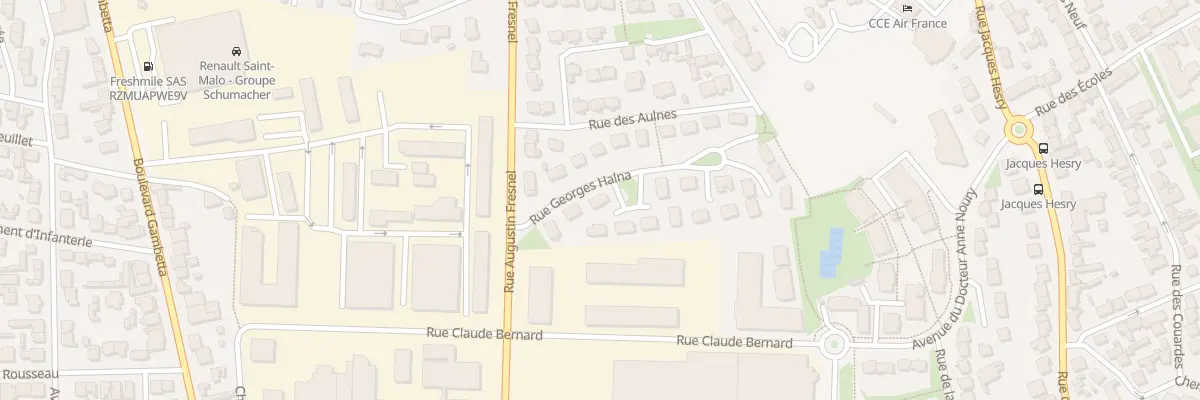 Plan du 6 Rue Georges Halna à Saint-Malo