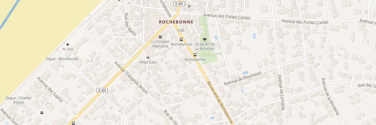 Plan du 57 Bd de Rochebonne à Saint-Malo