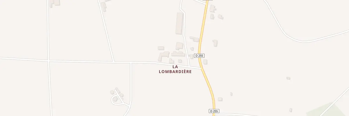 Plan du 3 La Lombardiere à Avessac