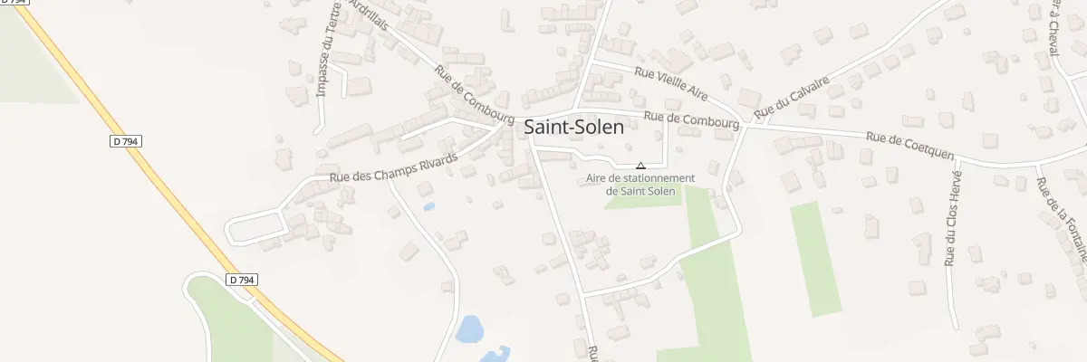 Plan du 10 Rue du Bas-bourg à Lanvallay