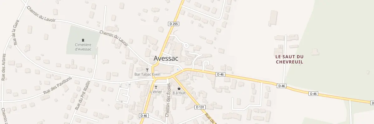 Plan du 5 Rue de Massérac à Avessac