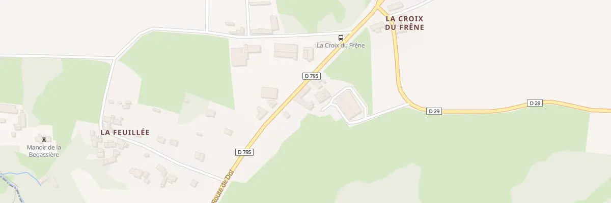 Plan du 1 La Croix du Frêne à Saint-Hélen