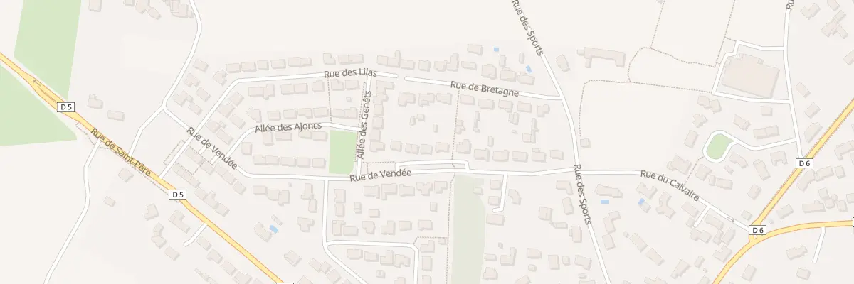 Plan du 15 Rue de Vendée à Chauvé