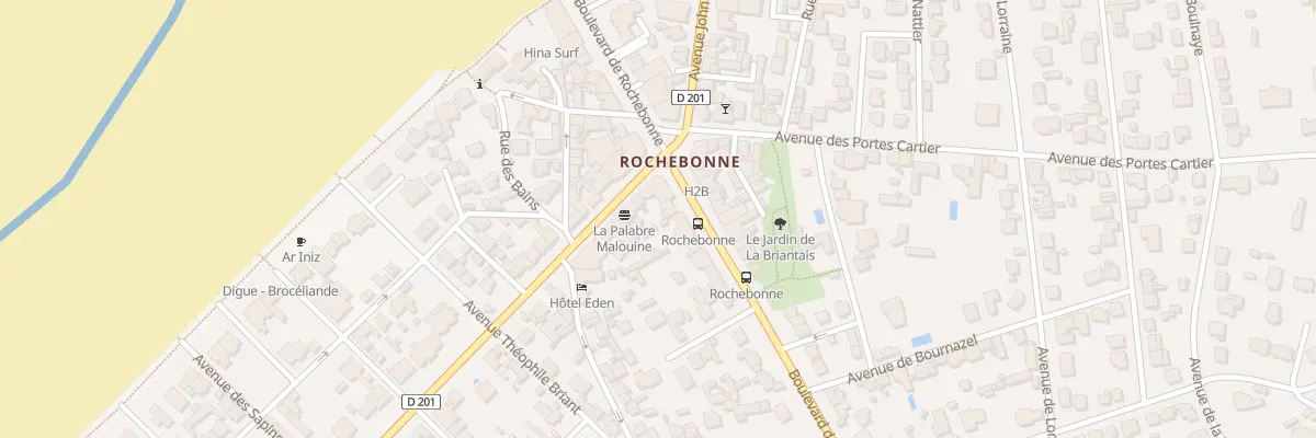 Plan du 69 Bd de Rochebonne à Saint-Malo