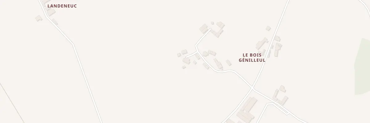 Plan du 5547 Le Bois Genilleul à Plouasne