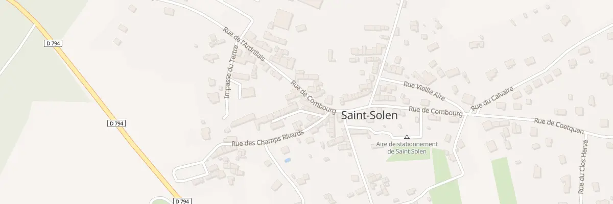 Plan du 10 Rue de Combourg à Lanvallay