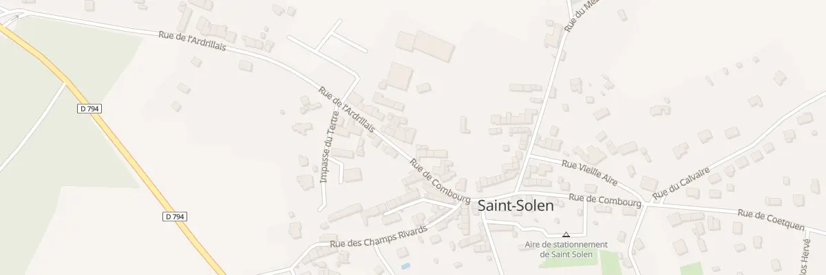 Plan du 9 Rue de Combourg à Lanvallay