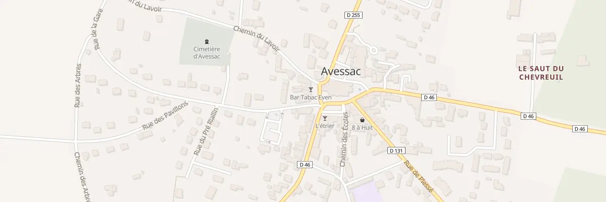 Plan du 4 Rue de la Gare à Avessac