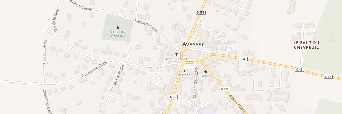 Plan du 8 Pl de l’Eglise à Avessac