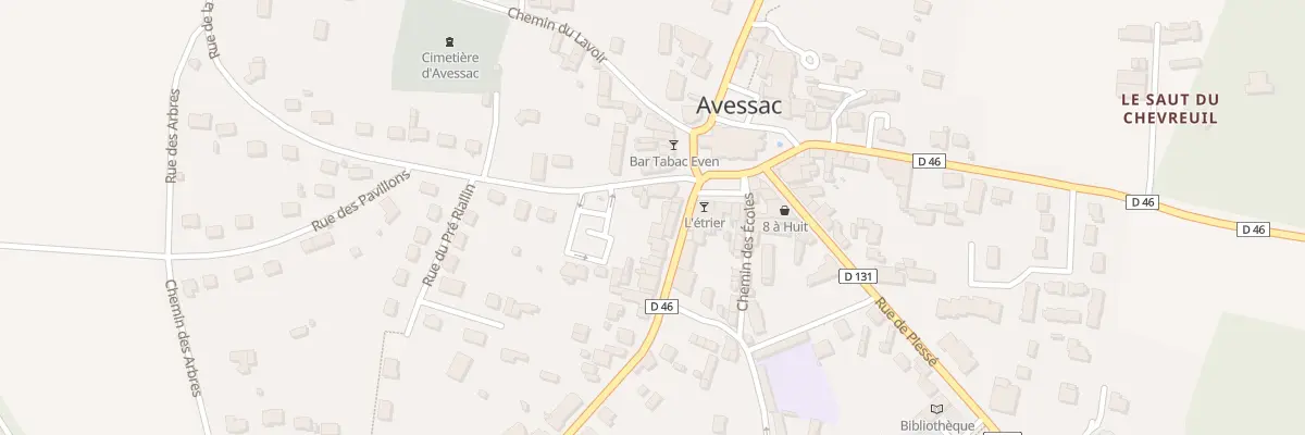 Plan du 5 Rue de la Gare à Avessac