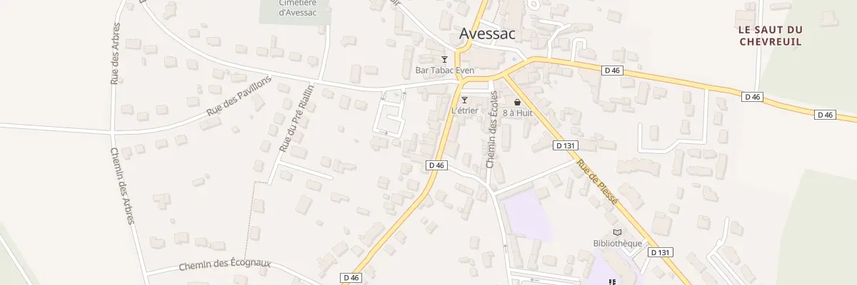 Plan du 16 Rue de Redon à Avessac