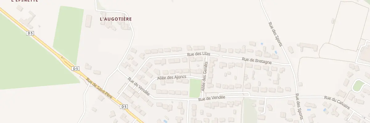Plan du 15 Rue des Lilas à Chauvé