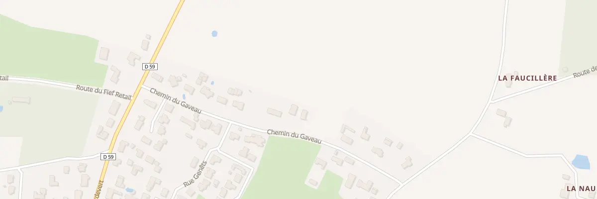 Plan du 19 Che du Gaveau à Saint-Gervais