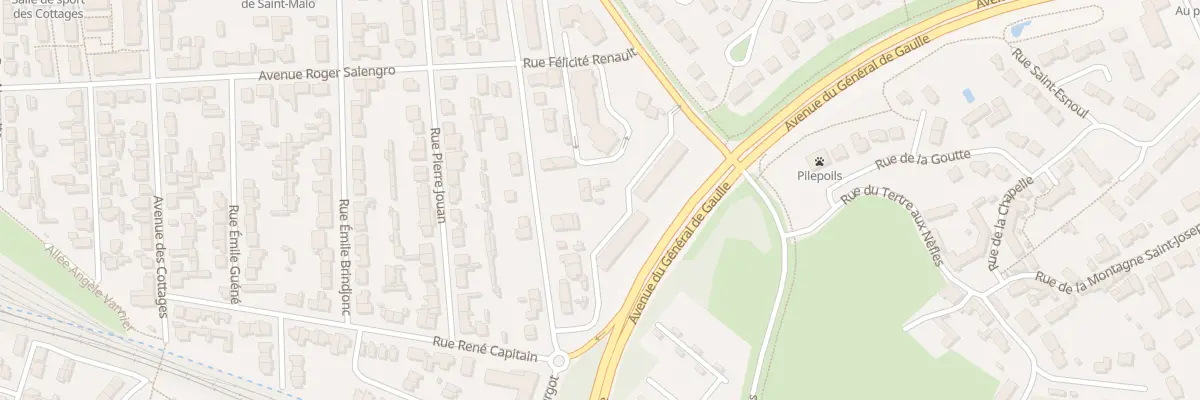Plan du 25 Rue Yves Burgot à Saint-Malo