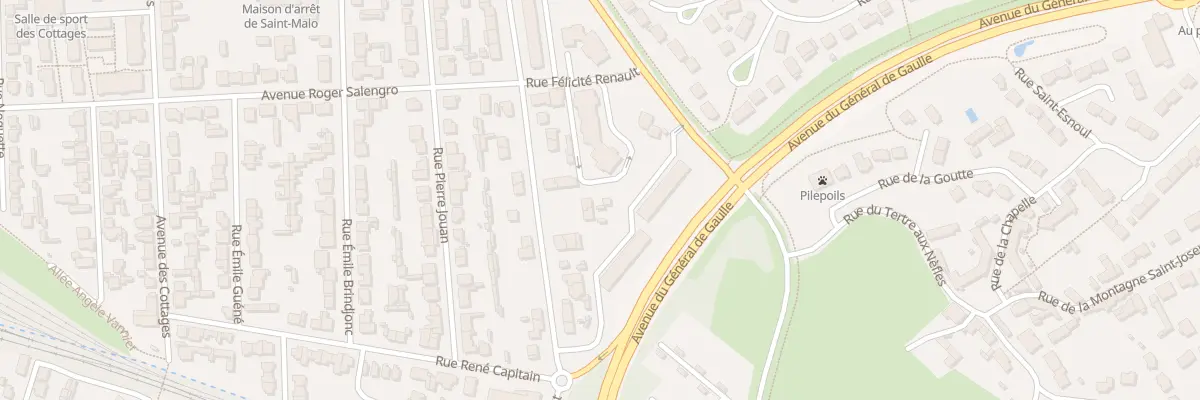 Plan du 23 Rue Yves Burgot à Saint-Malo