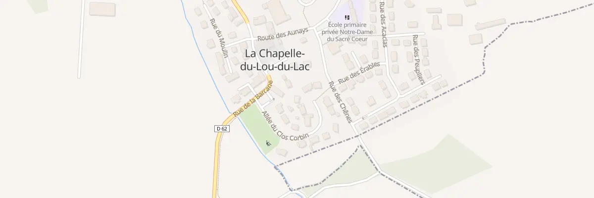 Plan du 5149 Le Clos Corbin à La Chapelle du Lou du Lac